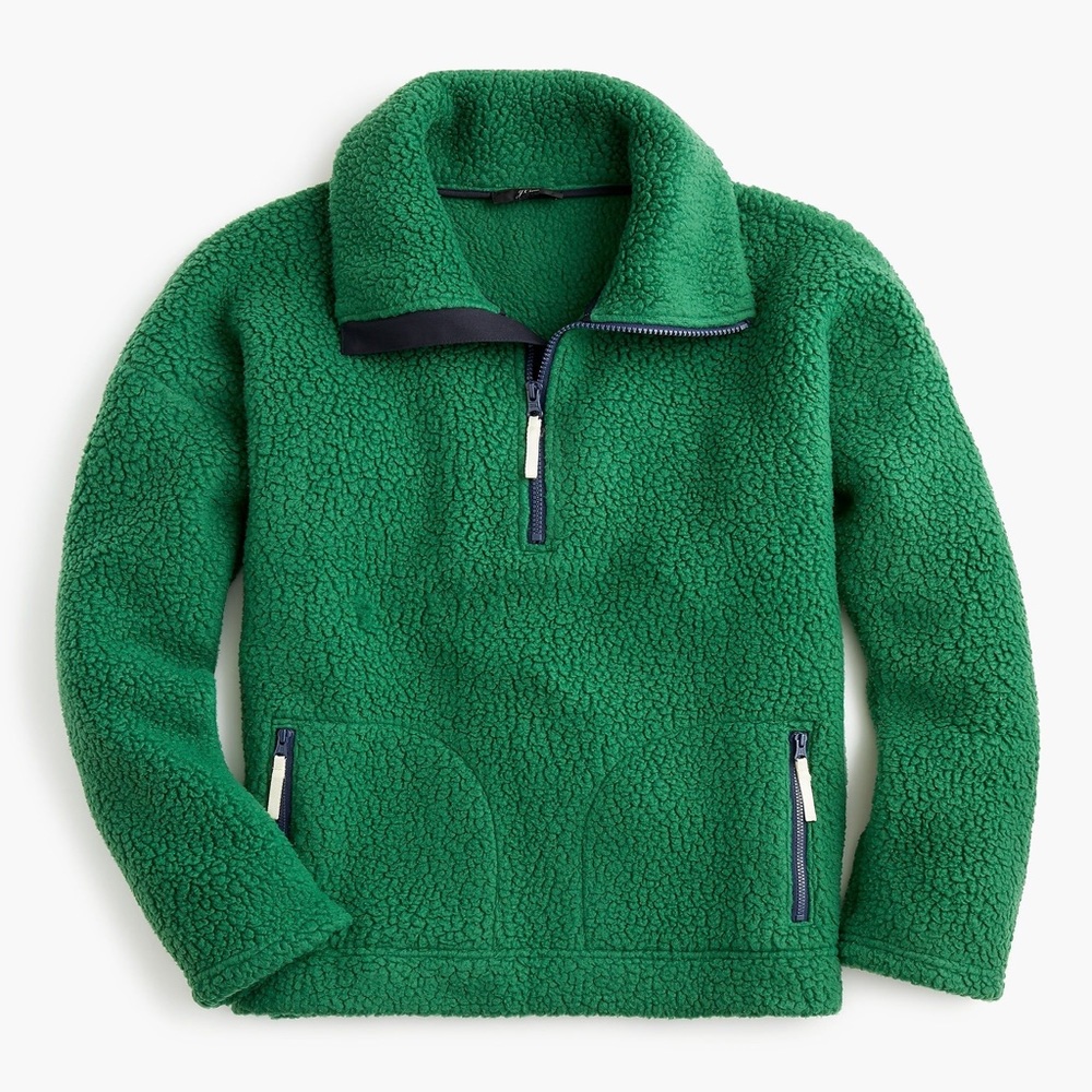 J. crew Sherpa quarter zip